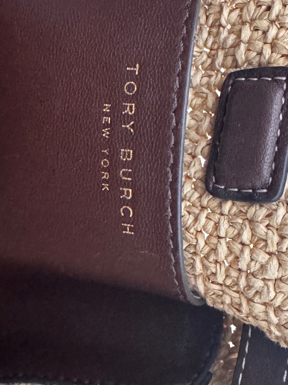 Tory Burch Romy Raffia Straw Bucket Bag - Picture 12 of 16